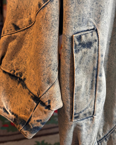 Handpainted Las Vegas Jean Jacket Grand Leaners