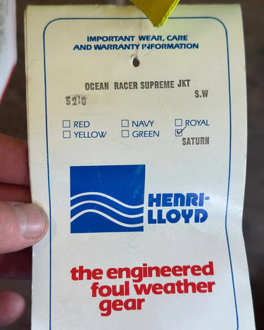 Henri Lloyd Ocean Supreme Racer Jacket Grand Leaners