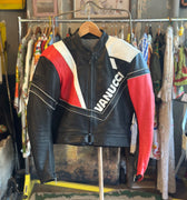 Vanucci German Leather Motorcycle Jacket Grand Leaners