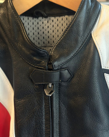 Vanucci German Leather Motorcycle Jacket Grand Leaners