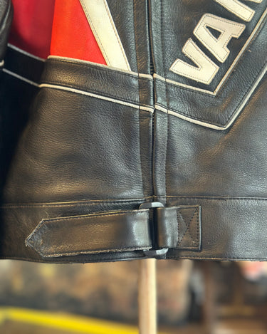 Vanucci German Leather Motorcycle Jacket Grand Leaners
