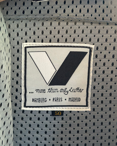 Vanucci German Leather Motorcycle Jacket Grand Leaners