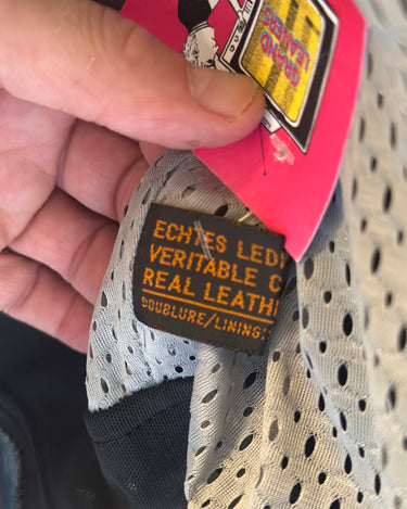 Vanucci German Leather Motorcycle Jacket Grand Leaners