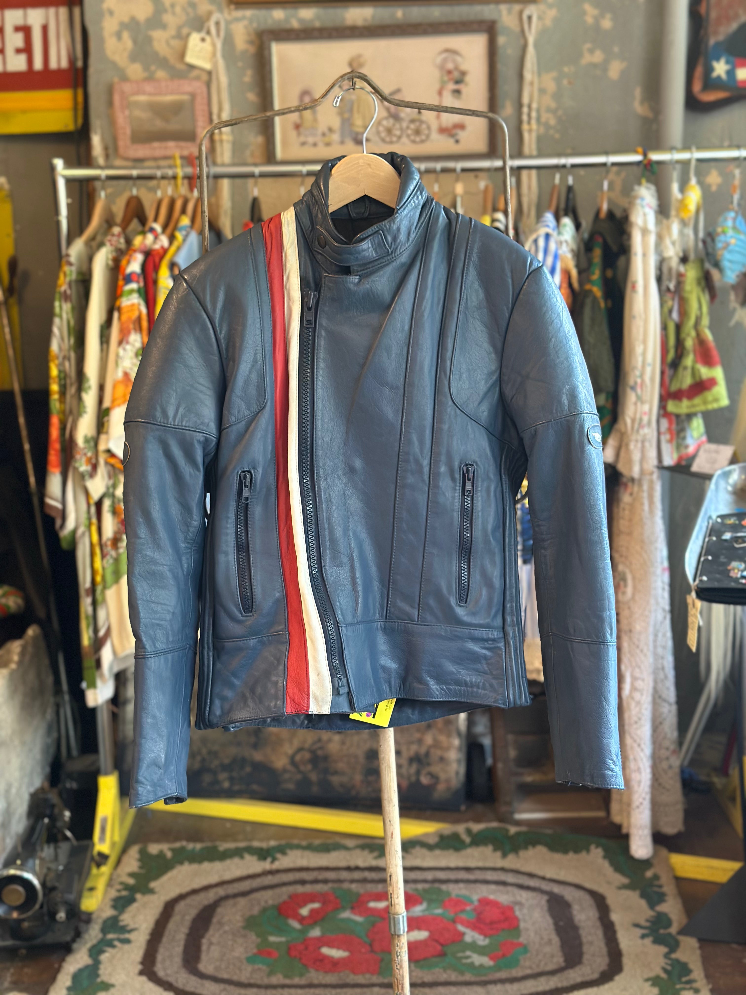 Wicked USA-Made Rawhide Moto Jacket Grand Leaners