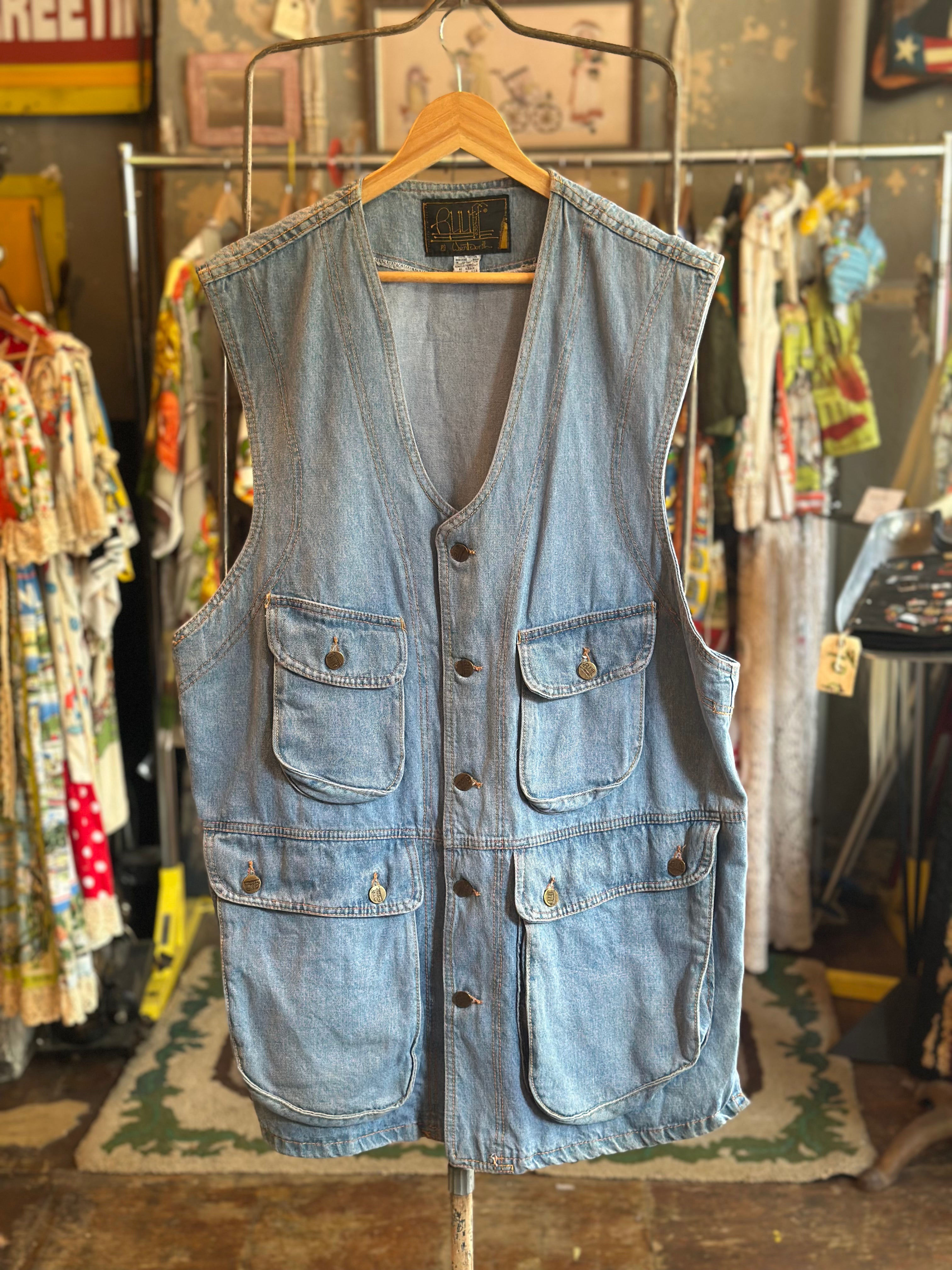 Buuff Jeans Utility Vest Grand Leaners