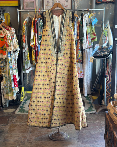 Embroidered Long Vest Grand Leaners