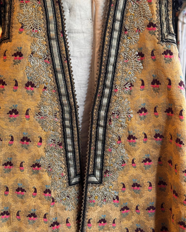 Embroidered Long Vest Grand Leaners