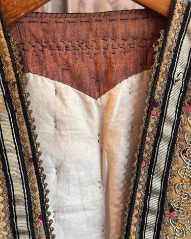 Embroidered Long Vest Grand Leaners