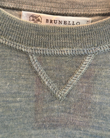 Brunello Cucinelli Crew Neck Sweater Grand Leaners