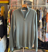 Brunello Cucinelli Quarter Zip Sweater Grand Leaners