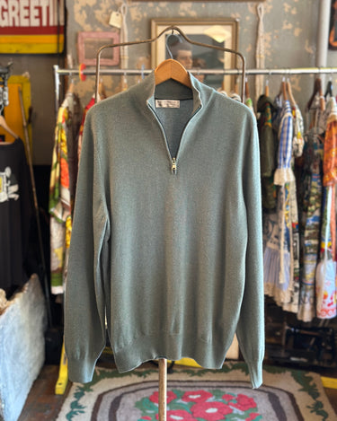 Brunello Cucinelli Quarter Zip Sweater Grand Leaners