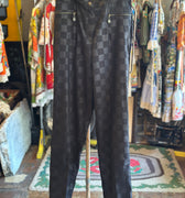 Checkered Fendi Jeans Grand Leaners