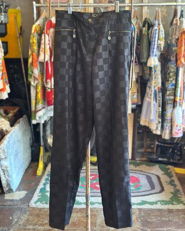 Checkered Fendi Jeans Grand Leaners