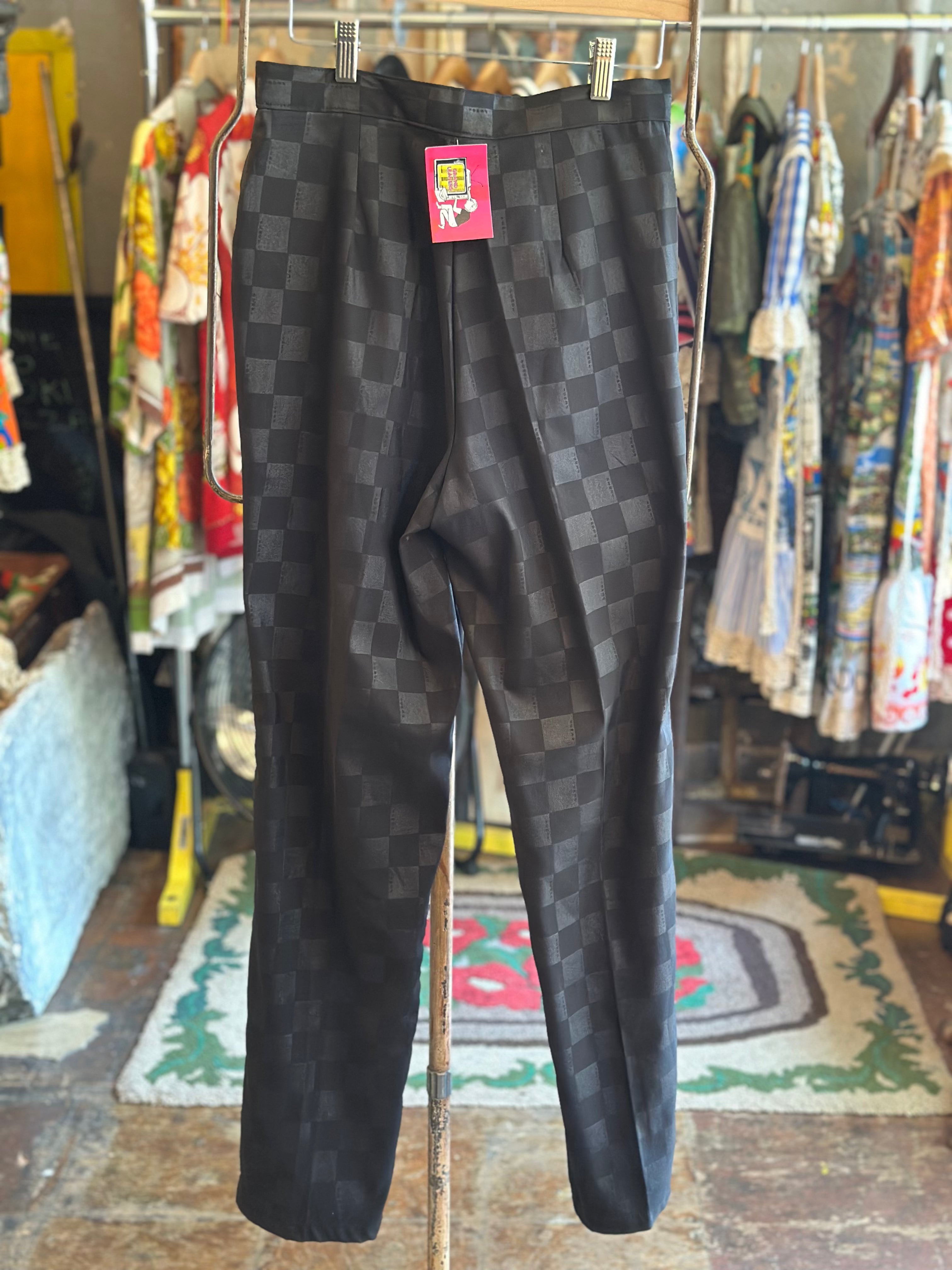 Checkered Fendi Jeans Grand Leaners