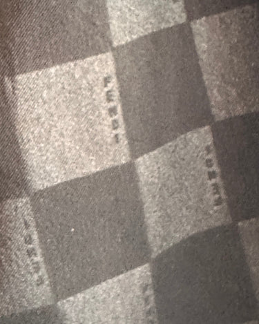 Checkered Fendi Jeans Grand Leaners