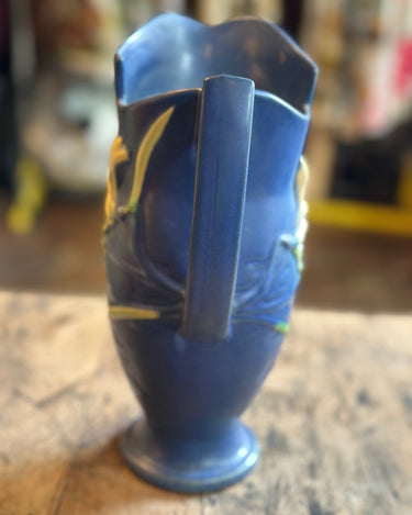 Perfect Patina Roseville Vase Grand Leaners