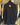 Black coat on a hanger with a tag in a clothing store setting