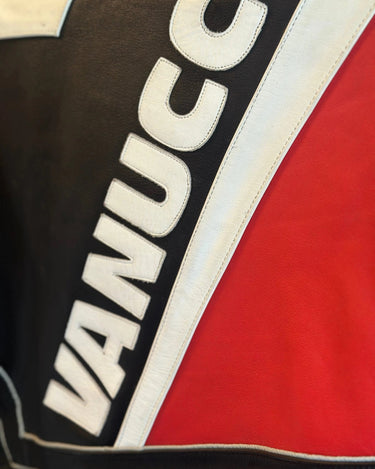 Vanucci German Leather Motorcycle Jacket Grand Leaners